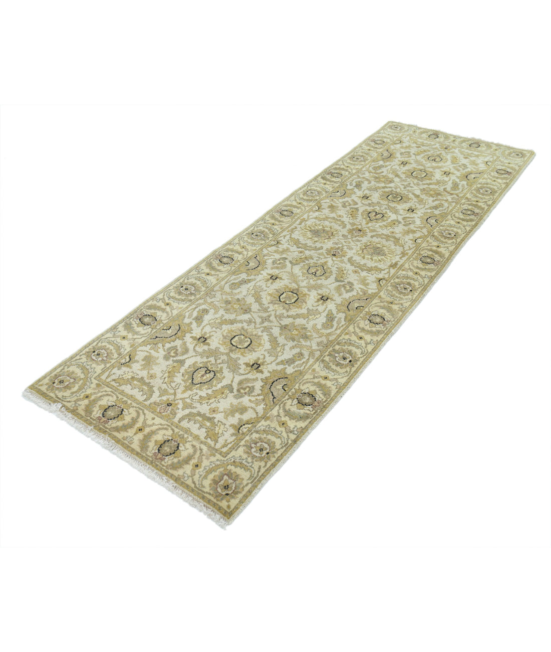 Ziegler 2'6'' X 7'9'' Hand-Knotted Wool Rug 2'6'' x 7'9'' (75 X 233) / Beige / N/A