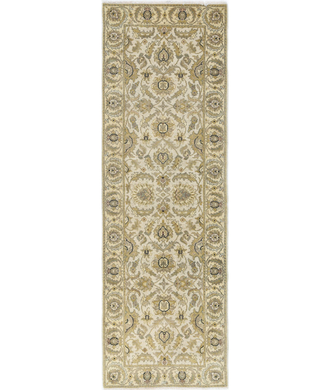 Ziegler 2'6'' X 7'9'' Hand-Knotted Wool Rug 2'6'' x 7'9'' (75 X 233) / Beige / N/A