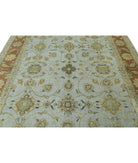 Ziegler 7'9'' X 9'11'' Hand-Knotted Wool Rug 7'9'' x 9'11'' (233 X 298) / Blue / N/A