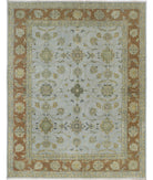 Ziegler 7'9'' X 9'11'' Hand-Knotted Wool Rug 7'9'' x 9'11'' (233 X 298) / Blue / N/A