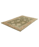 Ziegler 5'1'' X 7'7'' Hand-Knotted Wool Rug 5'1'' x 7'7'' (153 X 228) / Green / N/A