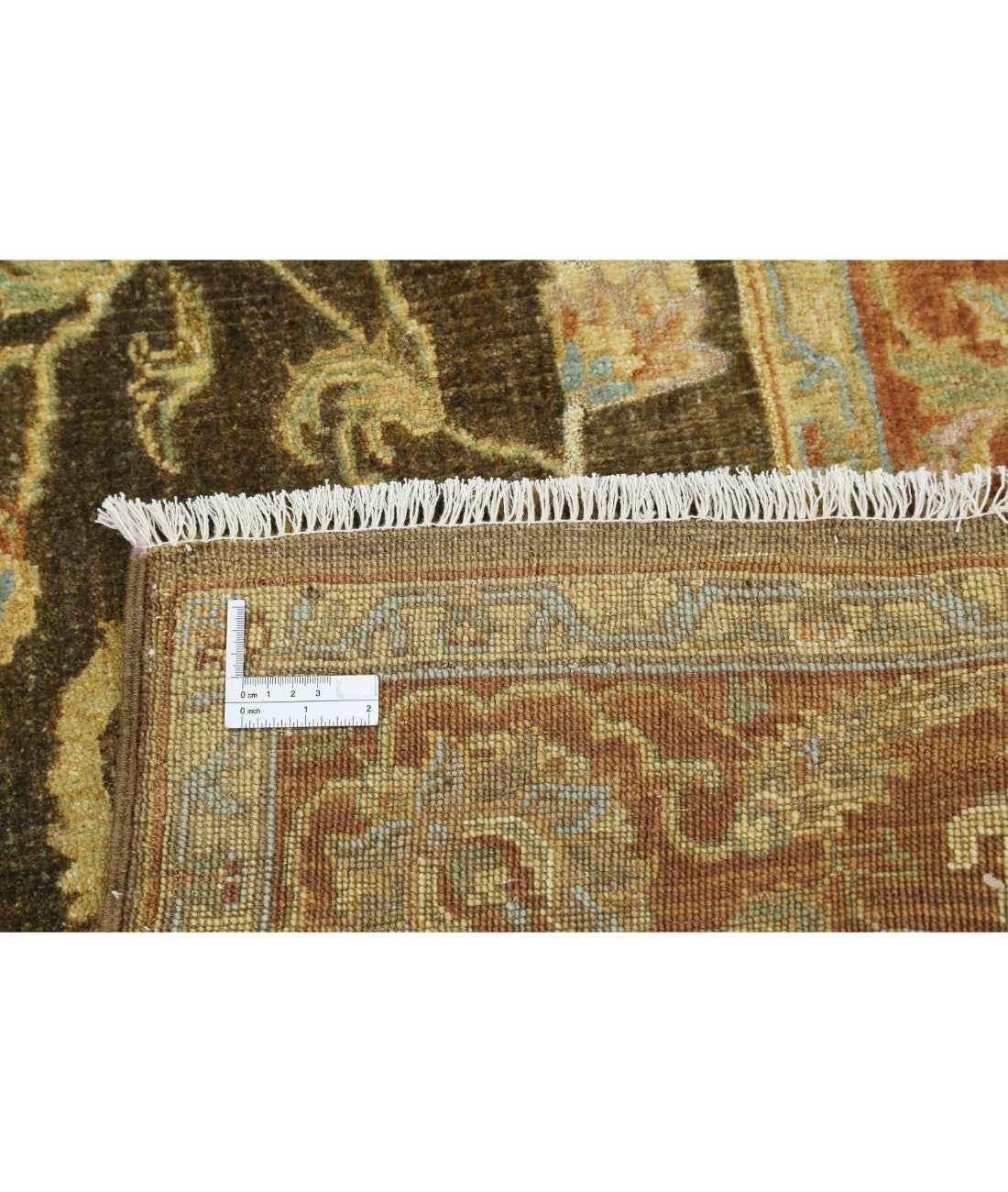 Ziegler 5'1'' X 7'7'' Hand-Knotted Wool Rug 5'1'' x 7'7'' (153 X 228) / Green / N/A