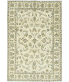 Ziegler 4'5'' X 6'5'' Hand-Knotted Wool Rug 4'5'' x 6'5'' (133 X 193) / Ivory / N/A