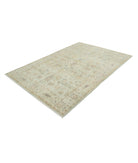 Ziegler 5'4'' X 7'9'' Hand-Knotted Wool Rug 5'4'' x 7'9'' (160 X 233) / Green / Taupe