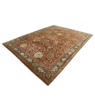 Ziegler 8'10'' X 11'9'' Hand-Knotted Wool Rug 8'10'' x 11'9'' (265 X 353) / Rust / N/A