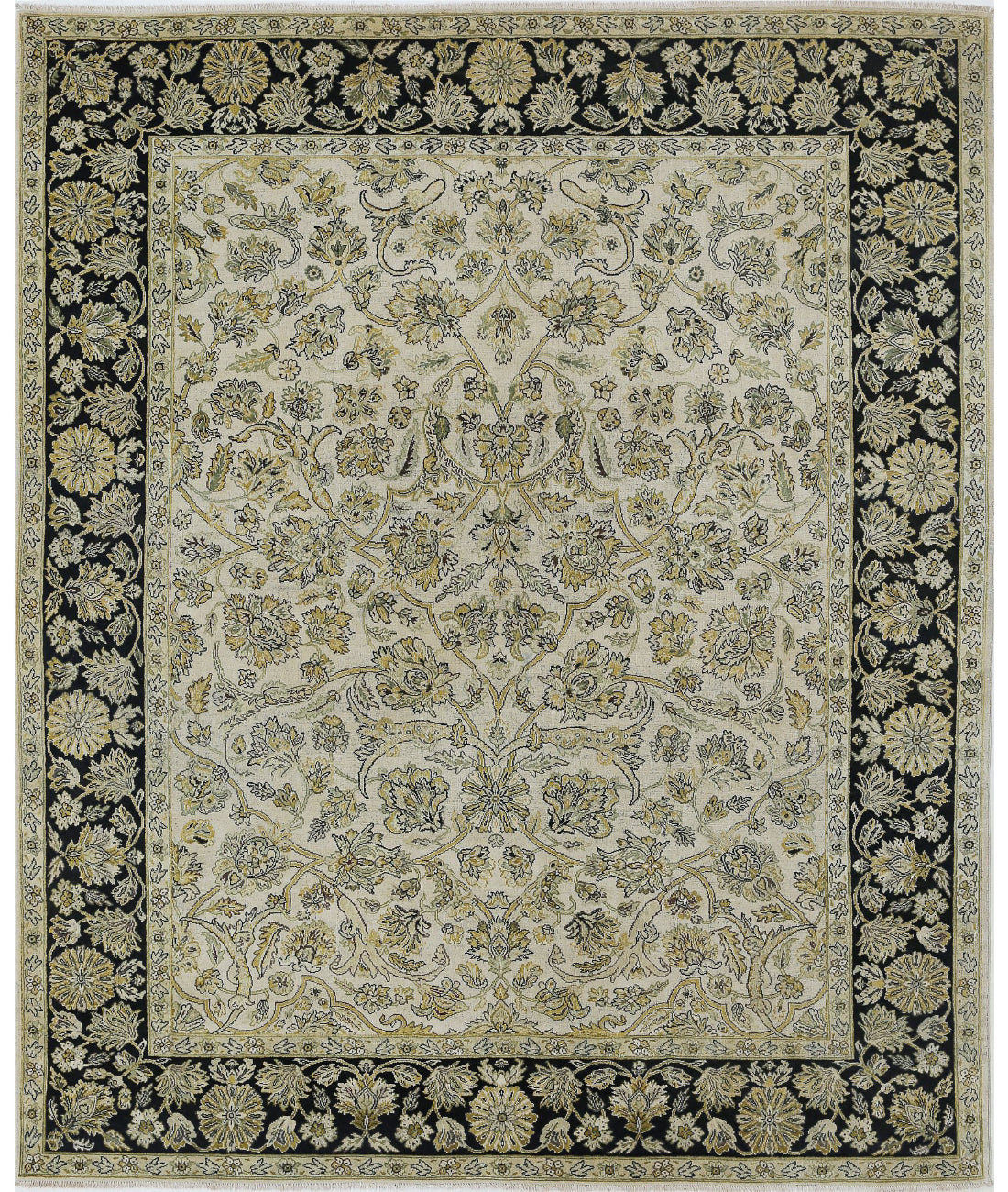 Ziegler 7'9'' X 9'4'' Hand-Knotted Wool Rug 7'9'' x 9'4'' (233 X 280) / Green / N/A