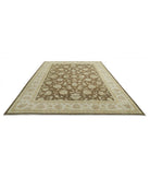 Ziegler 8'8'' X 11'6'' Hand-Knotted Wool Rug 8'8'' x 11'6'' (260 X 345) / Green / Ivory