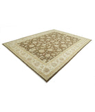 Ziegler 8'8'' X 11'6'' Hand-Knotted Wool Rug 8'8'' x 11'6'' (260 X 345) / Green / Ivory