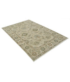 Ziegler 4'5'' X 6'10'' Hand-Knotted Wool Rug 4'5'' x 6'10'' (133 X 205) / Ivory / N/A