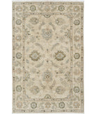 Ziegler 4'5'' X 6'10'' Hand-Knotted Wool Rug 4'5'' x 6'10'' (133 X 205) / Ivory / N/A