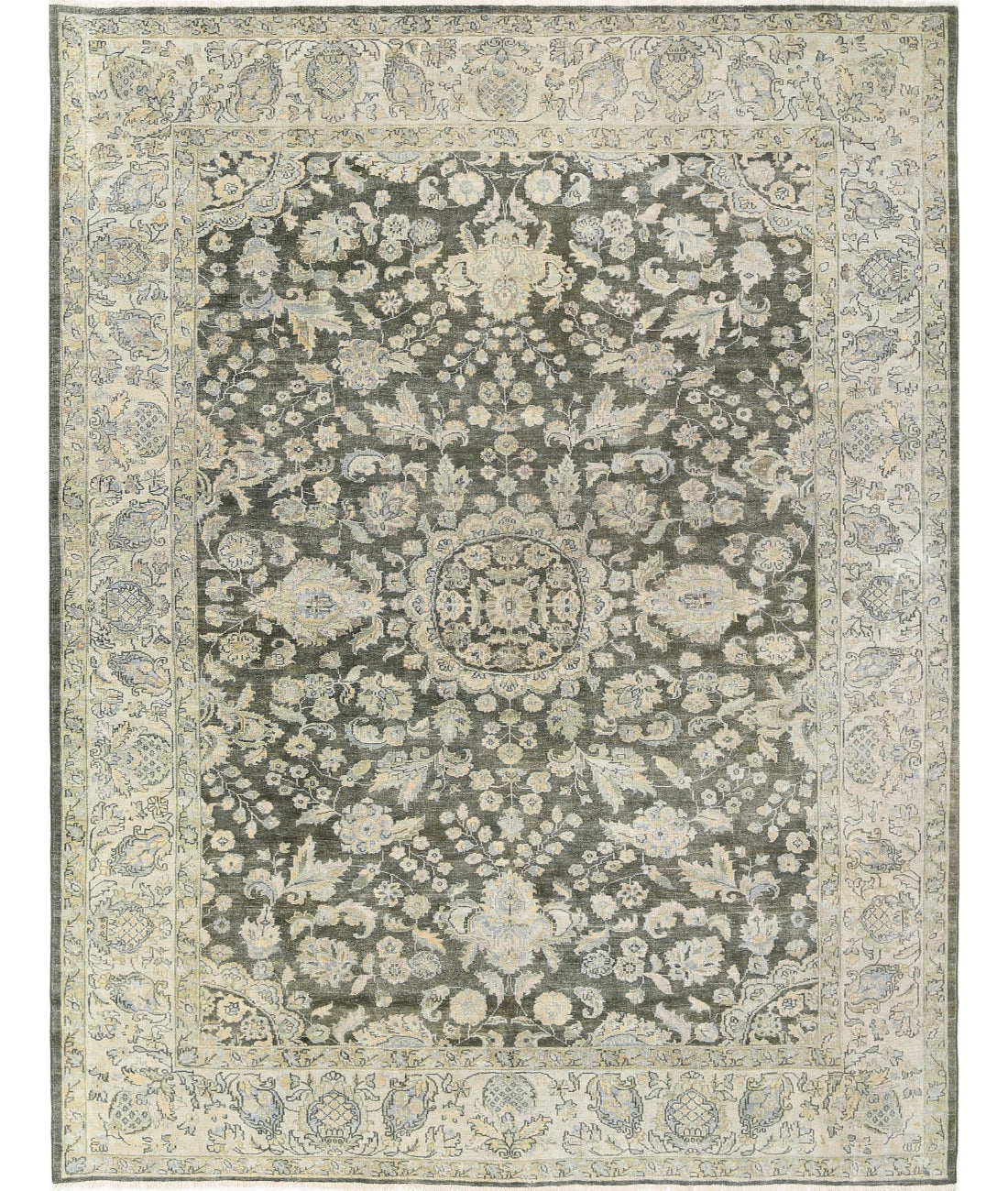 Ziegler 8'0'' X 11'5'' Hand-Knotted Wool Rug 8'0'' x 11'5'' (240 X 343) / Green / N/A