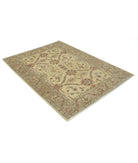 Ziegler 4'0'' X 5'9'' Hand-Knotted Wool Rug 4'0'' x 5'9'' (120 X 173) / Beige / N/A