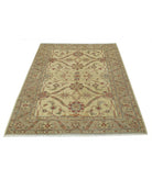 Ziegler 4'0'' X 5'9'' Hand-Knotted Wool Rug 4'0'' x 5'9'' (120 X 173) / Beige / N/A