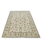 Ziegler 4'4'' X 6'5'' Hand-Knotted Wool Rug 4'4'' x 6'5'' (130 X 193) / Beige / N/A