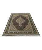 Ziegler 4'7'' X 6'7'' Hand-Knotted Wool Rug 4'7'' x 6'7'' (138 X 198) / Black / N/A