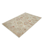 Ziegler 4'1'' X 6'0'' Hand-Knotted Wool Rug 4'1'' x 6'0'' (123 X 180) / Ivory / N/A