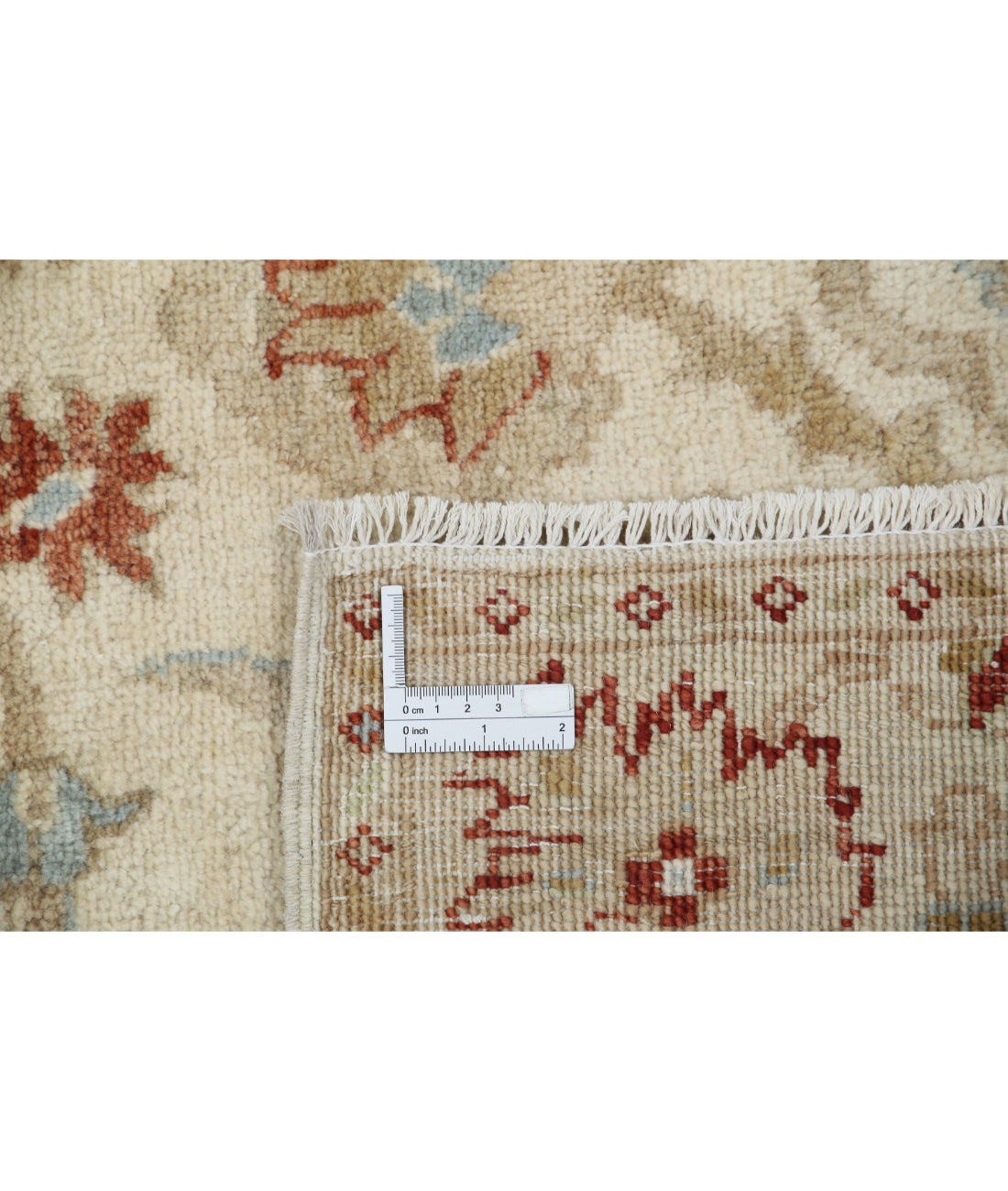 Ziegler 4'1'' X 6'0'' Hand-Knotted Wool Rug 4'1'' x 6'0'' (123 X 180) / Ivory / N/A