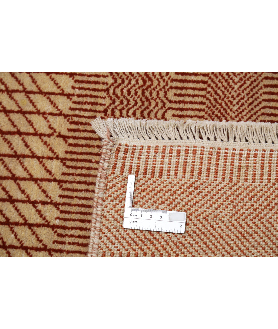 Ziegler 4'1'' X 5'11'' Hand-Knotted Wool Rug 4'1'' x 5'11'' (123 X 178) / Rust / N/A