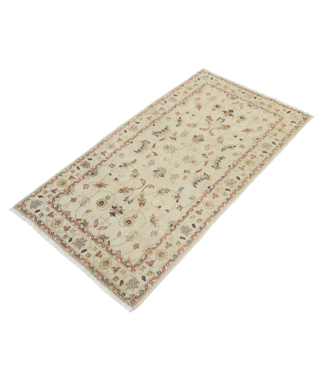 Ziegler 2'3'' X 4'2'' Hand-Knotted Wool Rug 2'3'' x 4'2'' (68 X 125) / Beige / N/A