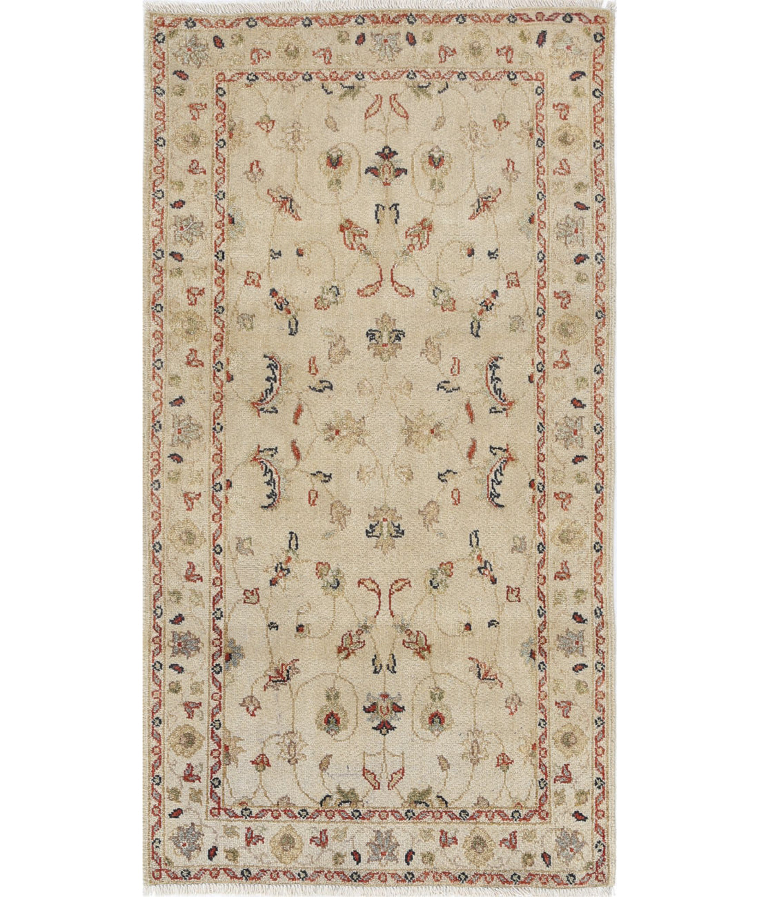 Ziegler 2'3'' X 4'2'' Hand-Knotted Wool Rug 2'3'' x 4'2'' (68 X 125) / Beige / N/A