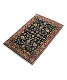 Ziegler 1'11'' X 2'11'' Hand-Knotted Wool Rug 1'11'' x 2'11'' (58 X 88) / Black / N/A