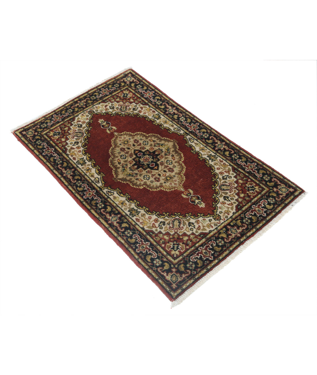 Ziegler 1'11'' X 3'0'' Hand-Knotted Wool Rug 1'11'' x 3'0'' (58 X 90) / Red / N/A