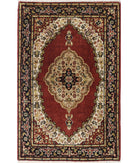 Ziegler 1'11'' X 3'0'' Hand-Knotted Wool Rug 1'11'' x 3'0'' (58 X 90) / Red / N/A