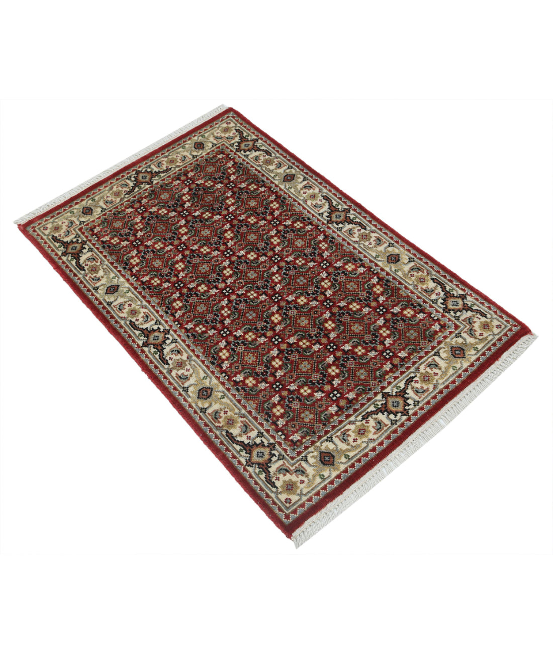 Ziegler 1'11'' X 3'0'' Hand-Knotted Wool Rug 1'11'' x 3'0'' (58 X 90) / Red / N/A