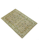 Ziegler 2'0'' X 2'10'' Hand-Knotted Wool Rug 2'0'' x 2'10'' (60 X 85) / Beige / N/A