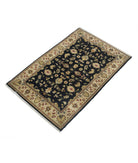 Ziegler 1'11'' X 2'10'' Hand-Knotted Wool Rug 1'11'' x 2'10'' (58 X 85) / Black / N/A