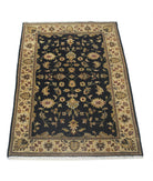 Ziegler 1'11'' X 2'10'' Hand-Knotted Wool Rug 1'11'' x 2'10'' (58 X 85) / Black / N/A