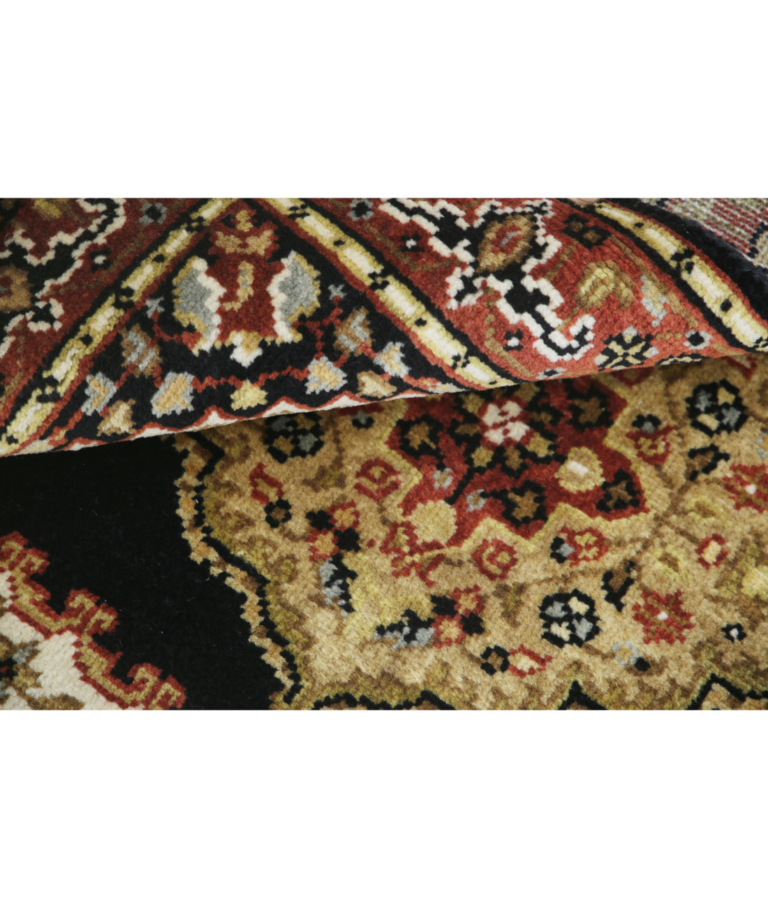 Ziegler 1'11'' X 2'10'' Hand-Knotted Wool Rug 1'11'' x 2'10'' (58 X 85) / Black / N/A