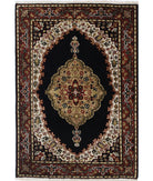 Ziegler 1'11'' X 2'10'' Hand-Knotted Wool Rug 1'11'' x 2'10'' (58 X 85) / Black / N/A