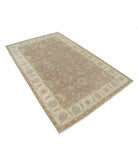 Ziegler 5'1'' X 8'0'' Hand-Knotted Wool Rug 5'1'' x 8'0'' (153 X 240) / Lilac / Ivory