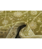 Ziegler 5'1'' X 7'9'' Hand-Knotted Wool Rug 5'1'' x 7'9'' (153 X 233) / Green / Ivory