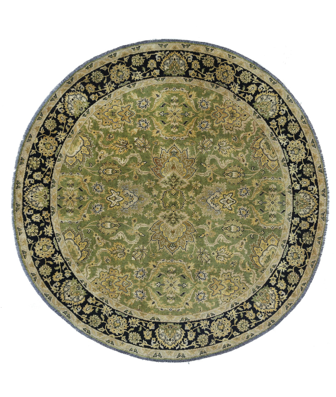 Ziegler 5'9'' X 5'10'' Hand-Knotted Wool Rug 5'9'' x 5'10'' (173 X 175) / Green / N/A