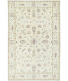 Ziegler 6'7'' X 9'11'' Hand-Knotted Wool Rug 6'7'' x 9'11'' (198 X 298) / Ivory / N/A