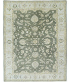 Ziegler 7'6'' X 9'9'' Hand-Knotted Wool Rug 7'6'' x 9'9'' (225 X 293) / Green / Ivory