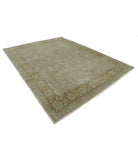 Ziegler 8'10'' X 11'6'' Hand-Knotted Wool Rug 8'10'' x 11'6'' (265 X 345) / Green / Taupe