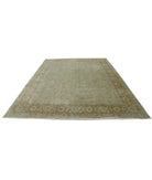 Ziegler 8'10'' X 11'6'' Hand-Knotted Wool Rug 8'10'' x 11'6'' (265 X 345) / Green / Taupe