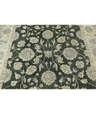 Ziegler 6'0'' X 8'8'' Hand-Knotted Wool Rug 6'0'' x 8'8'' (180 X 260) / Green / Ivory