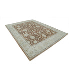 Ziegler 8'10'' X 11'9'' Hand-Knotted Wool Rug 8'10'' x 11'9'' (265 X 353) / Brown / Blue