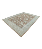 Ziegler 8'10'' X 11'9'' Hand-Knotted Wool Rug 8'10'' x 11'9'' (265 X 353) / Brown / Blue