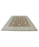 Ziegler 8'10'' X 11'9'' Hand-Knotted Wool Rug 8'10'' x 11'9'' (265 X 353) / Brown / Blue