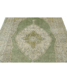 Ziegler 5'11'' X 8'9'' Hand-Knotted Wool Rug 5'11'' x 8'9'' (178 X 263) / Green / Ivory