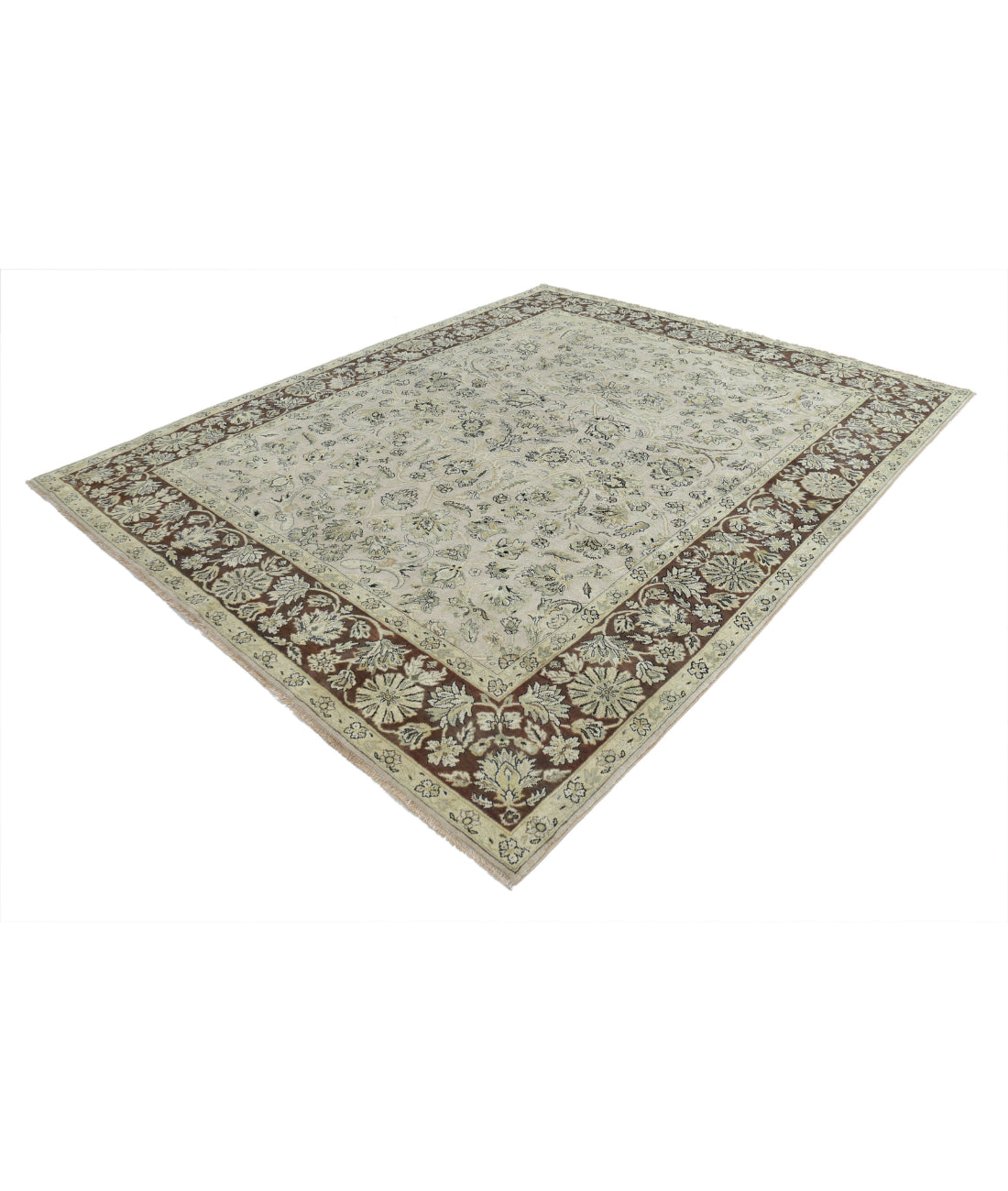 Ziegler 7'9'' X 9'7'' Hand-Knotted Wool Rug 7'9'' x 9'7'' (233 X 288) / Beige / N/A