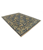 Ziegler 7'11'' X 10'1'' Hand-Knotted Wool Rug 7'11'' x 10'1'' (238 X 303) / Blue / Ivory