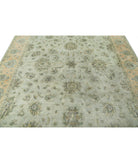 Ziegler 8'2'' X 9'11'' Hand-Knotted Wool Rug 8'2'' x 9'11'' (245 X 298) / Green / Rust