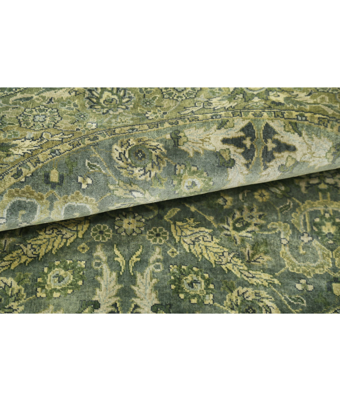 Ziegler 5'8'' X 5'9'' Hand-Knotted Wool Rug 5'8'' x 5'9'' (170 X 173) / Green / N/A