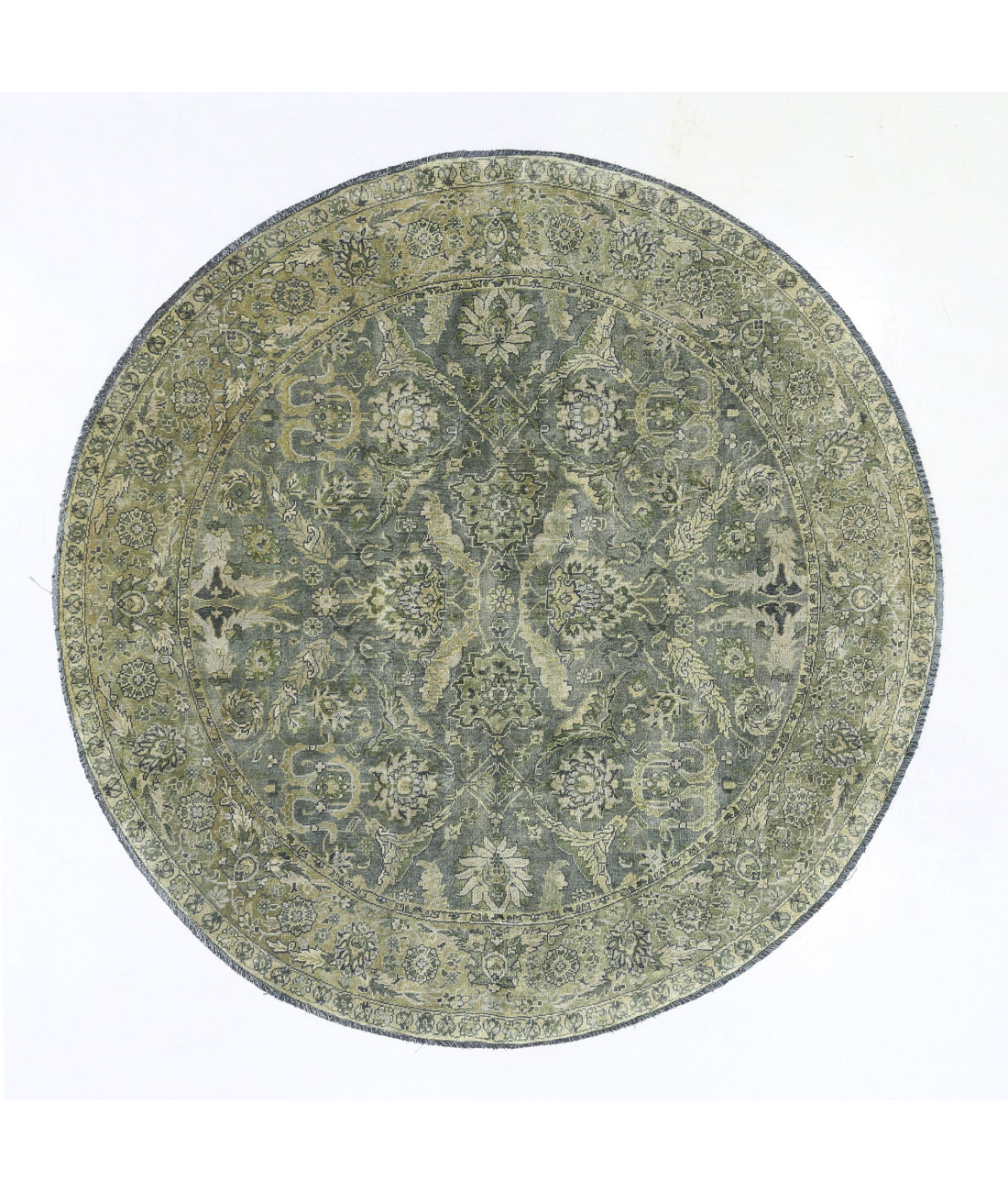 Ziegler 5'8'' X 5'9'' Hand-Knotted Wool Rug 5'8'' x 5'9'' (170 X 173) / Green / N/A